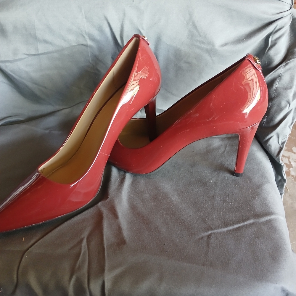 Michael Kors Glossy Red Heels